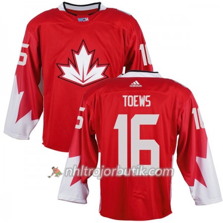 Kanada Tröja Jonathan Toews 16 World Cup 2016 Röd